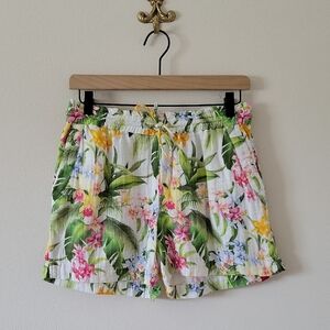 Tommy Bahama Breezy Blooms Island Soft Gauze Easy Shorts Size XS